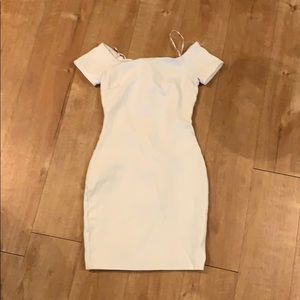 Lulus white off the shoulder dress